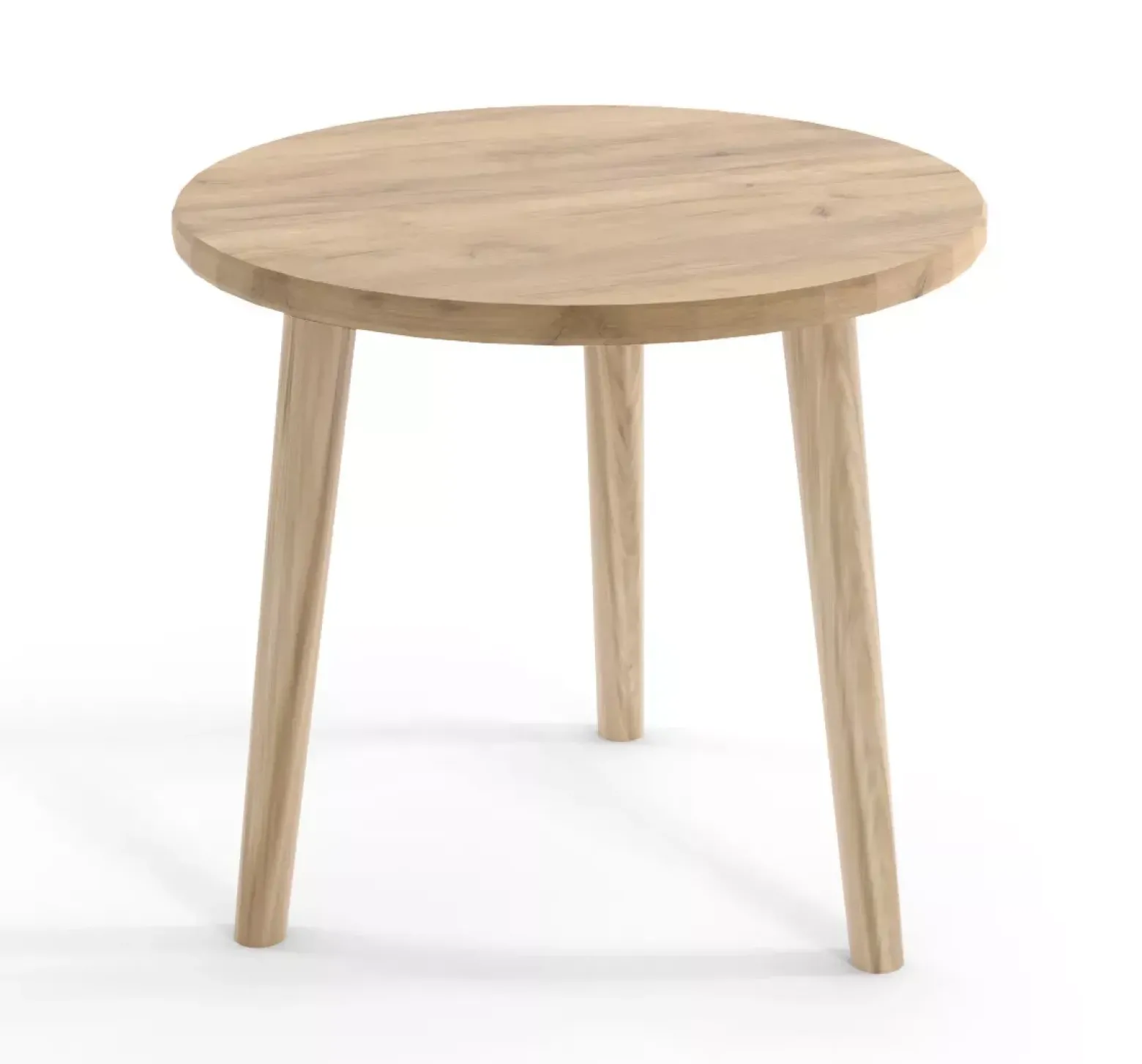 Stolik kawowy LEBEL 67x67 dąb craft złoty