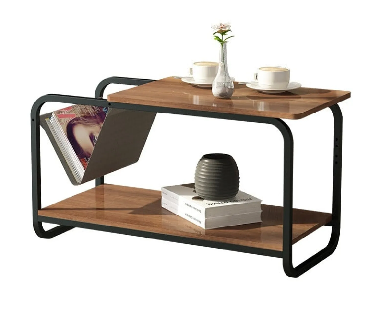 Stolik kawowy loft nowoczesny 2 poziomy ModernHome