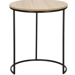 Stolik kawowy metalowy nowoczesny okrągły metalowy loft
