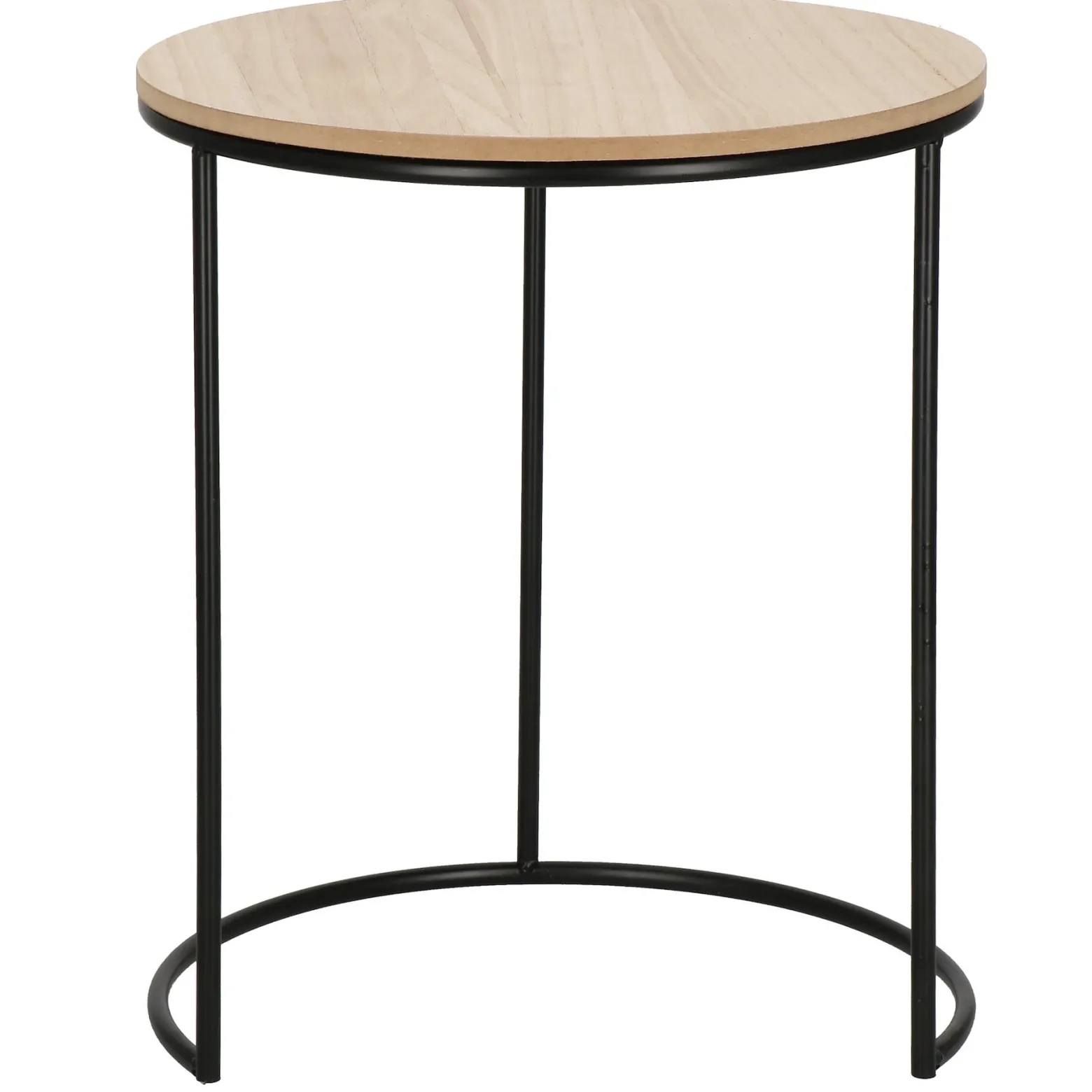 Stolik kawowy metalowy nowoczesny okrągły metalowy loft