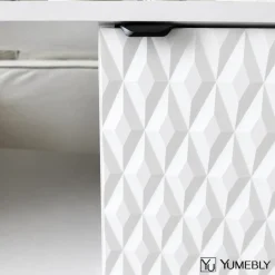 Stolik kawowy MODERN – Biały | 100x47x60 cm