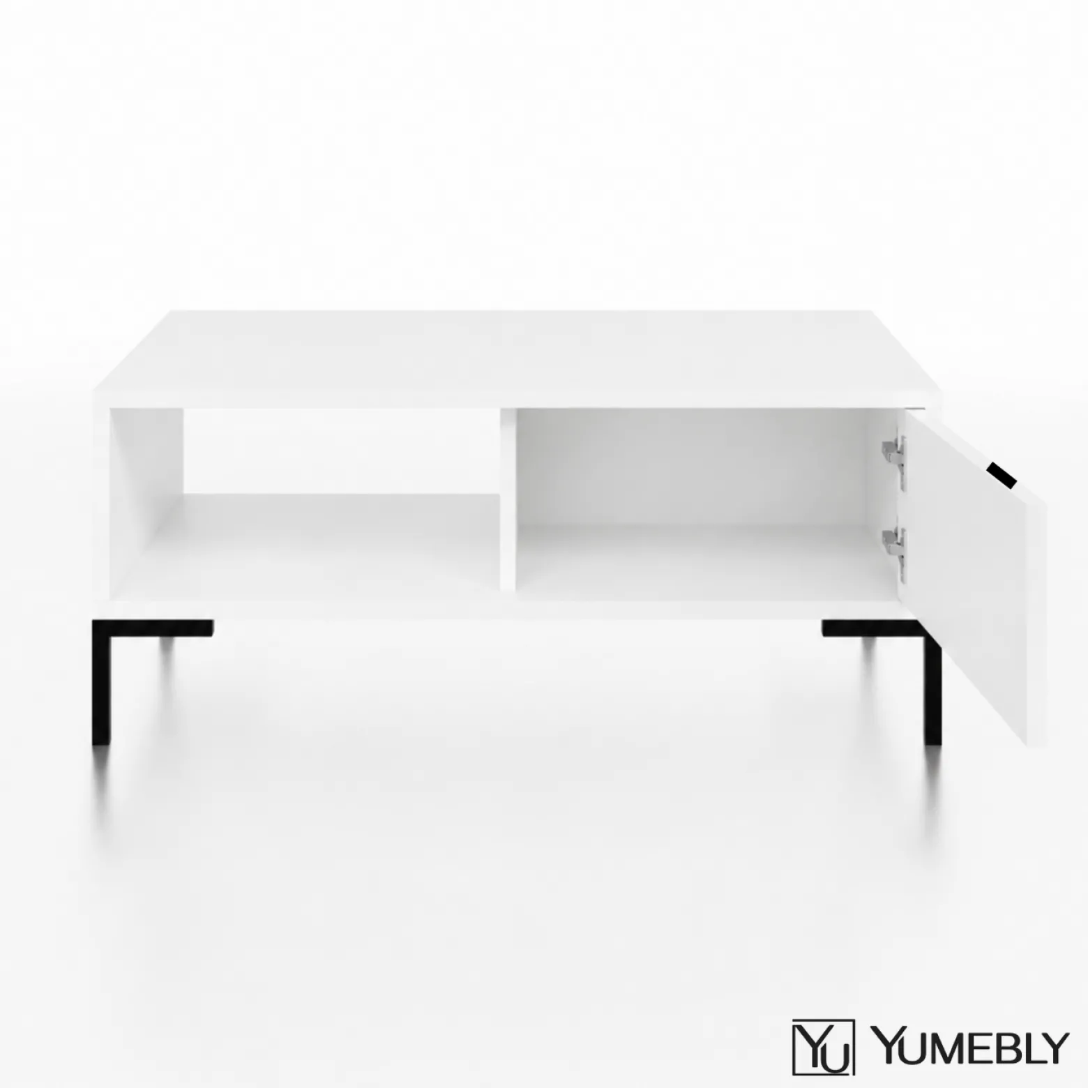 Stolik kawowy MODERN – Biały | 100x47x60 cm