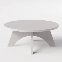 Stolik kawowy okrągły BELL Ø68 cm Szary