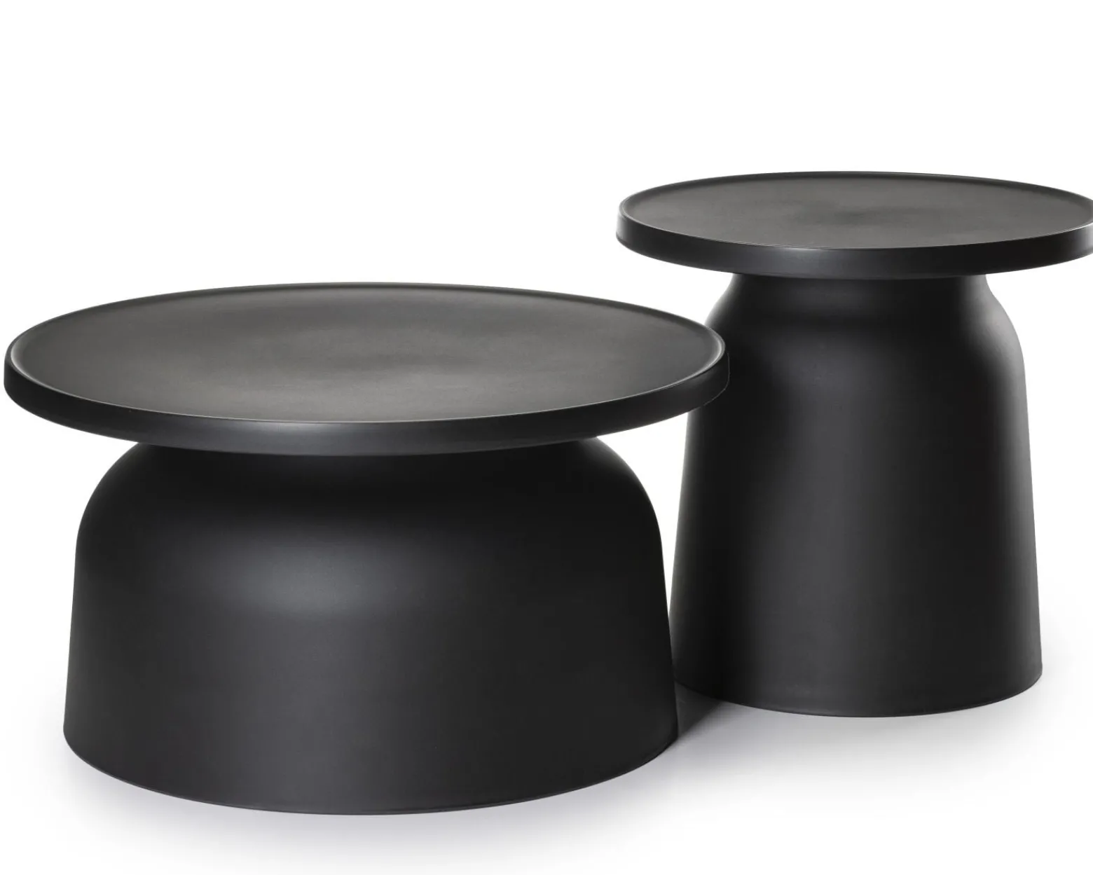 Stolik kawowy otto1 czarny 47x47x46 cm nowoczesny minimalistyczny do salonu