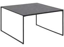 Stolik kwadratowy Infinity 80 cm czarny