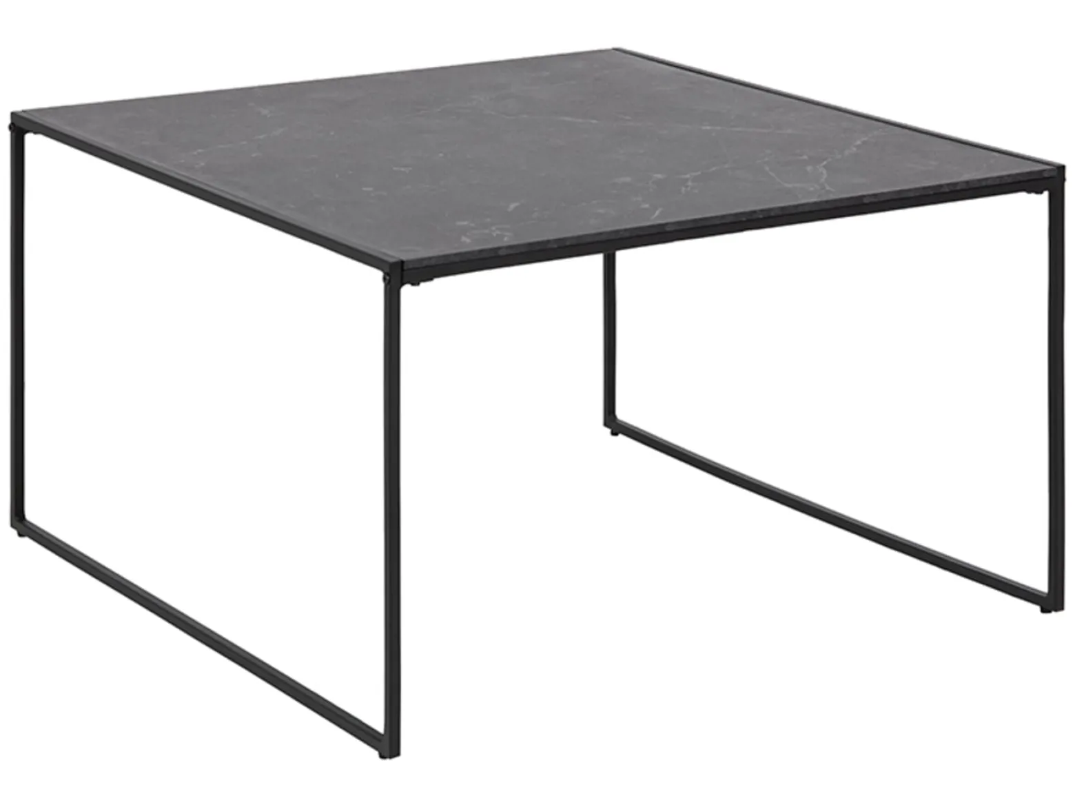 Stolik kwadratowy Infinity 80 cm czarny