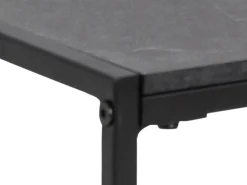 Stolik kwadratowy Infinity 80 cm czarny