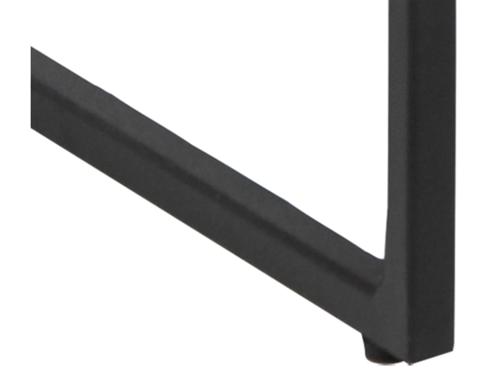 Stolik kwadratowy Infinity 80 cm czarny