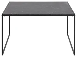 Stolik kwadratowy Infinity 80 cm czarny