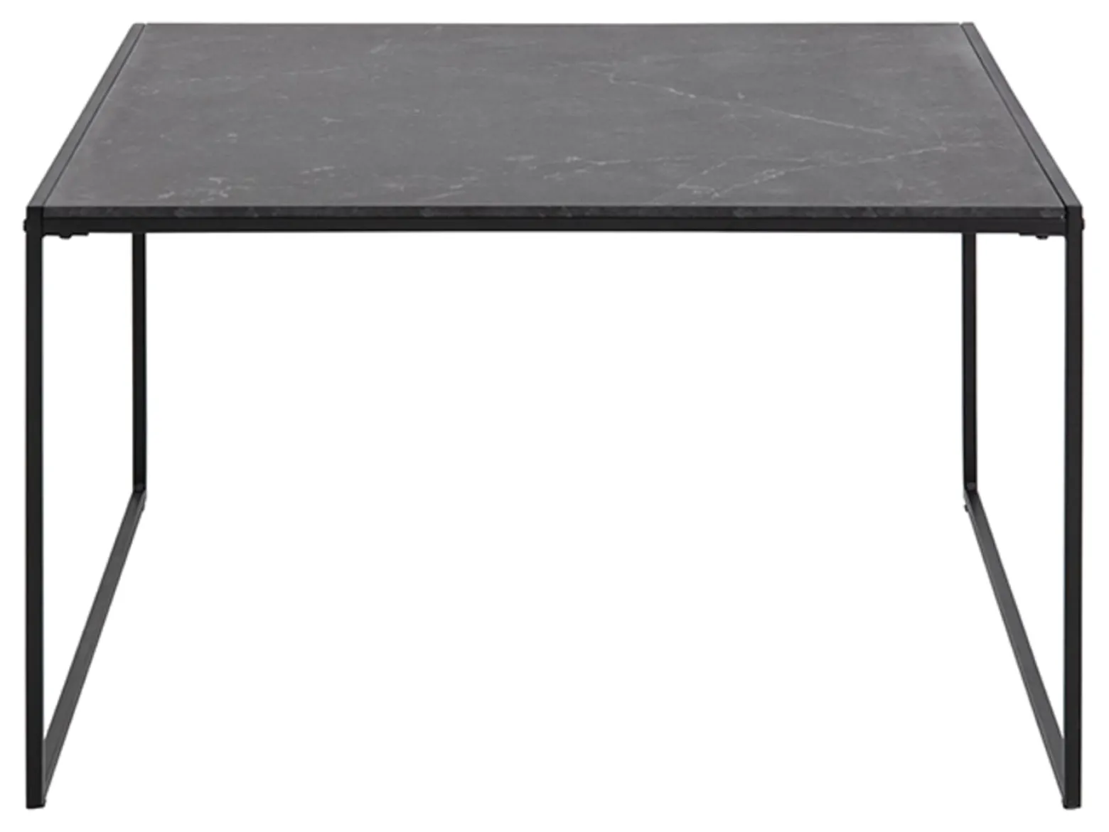 Stolik kwadratowy Infinity 80 cm czarny