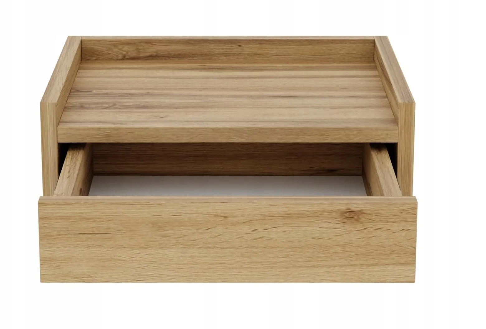 Stolik nocny wiszący NUVIA 45 dąb wotan szafka wisząca ścienna 45x35