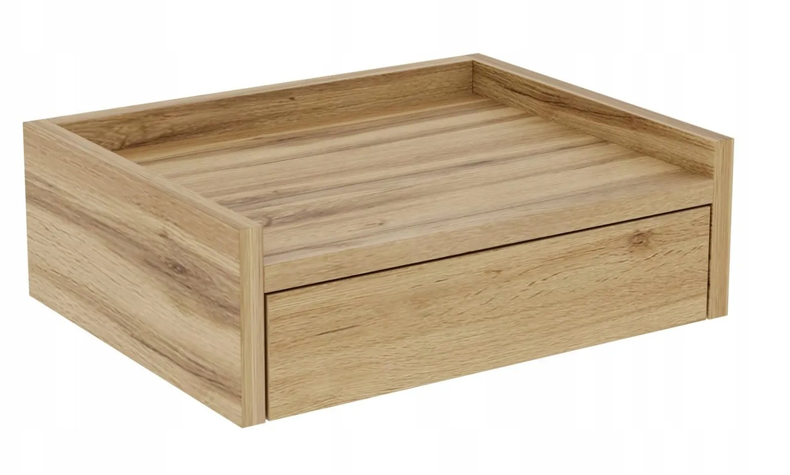 Stolik nocny wiszący NUVIA 45 dąb wotan szafka wisząca ścienna 45x35