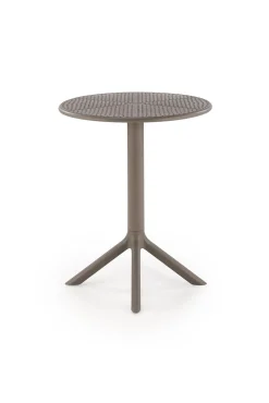 Stolik ogrodowy CALVO 60x60 khaki z tworzywa PVC