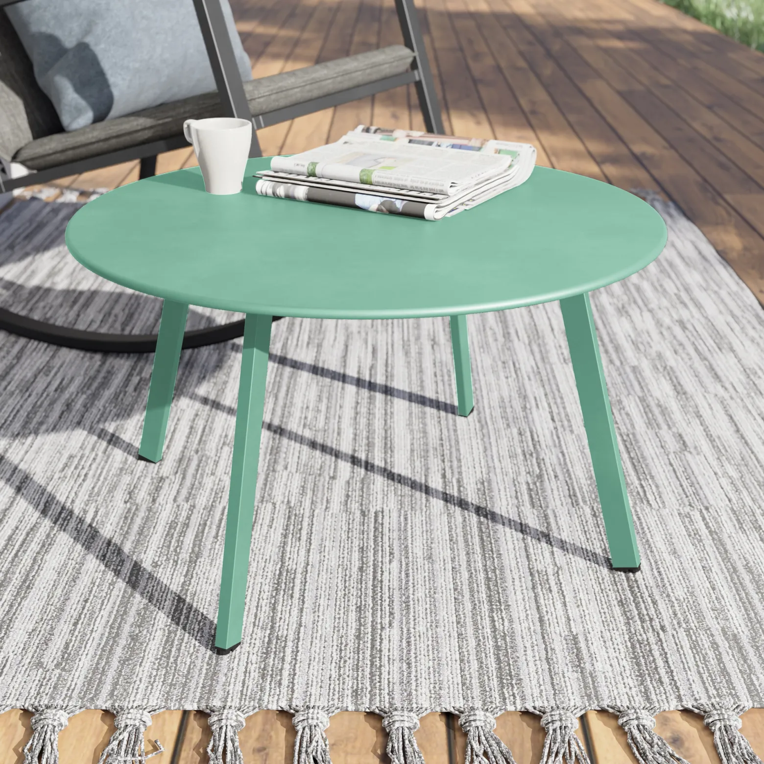 Stolik ogrodowy Olivier 70 cm mięta PATIO