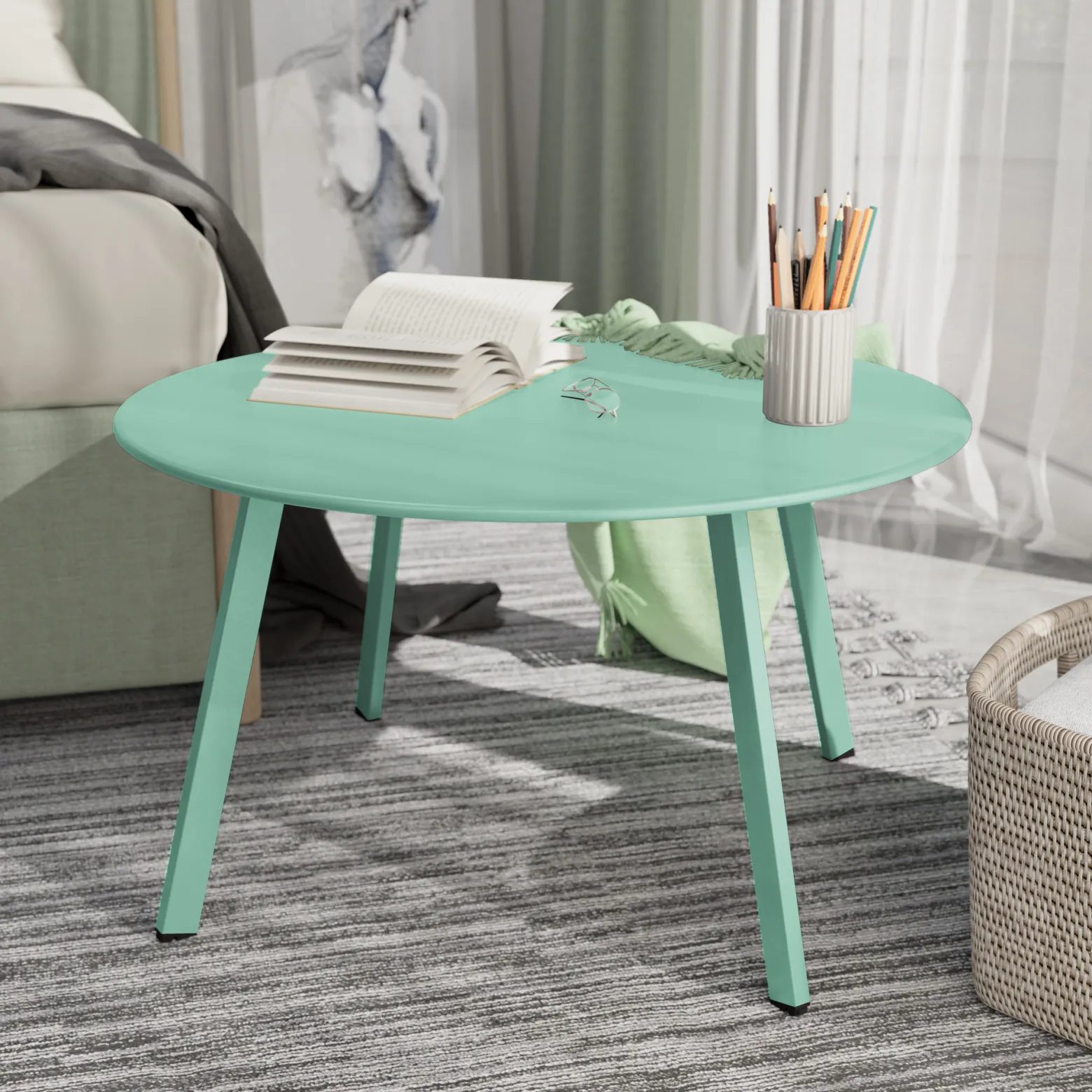 Stolik ogrodowy Olivier 70 cm mięta PATIO