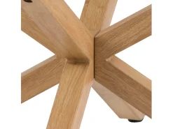 Stolik okrągły Heaven 82 cm szkło dymione