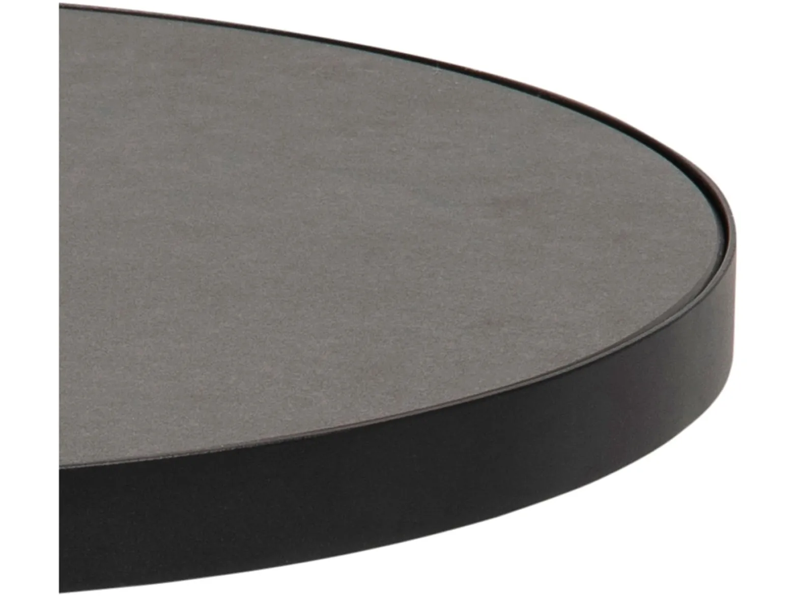 Stolik okrągły Soli 45 cm ceramika czarna