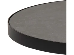 Stolik okrągły Soli 45 cm ceramika czarna