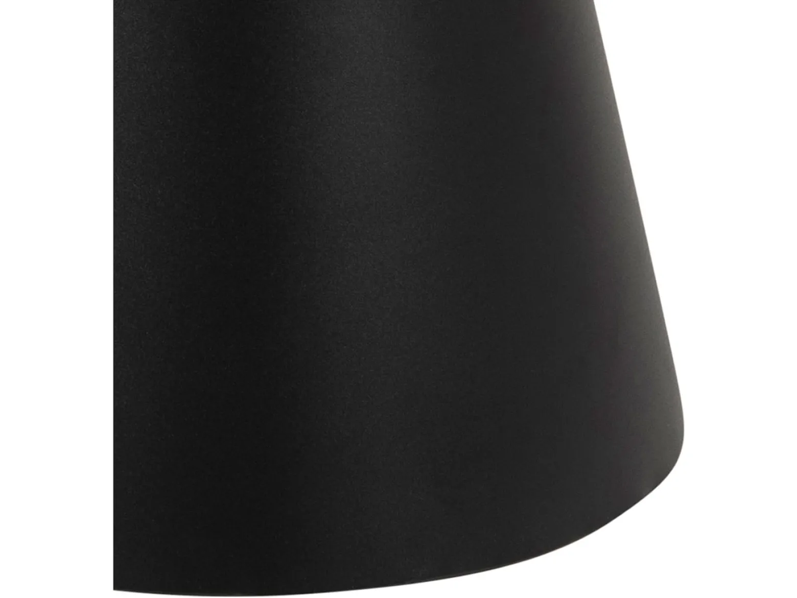 Stolik okrągły Soli 45 cm ceramika czarna
