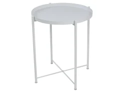 Stolik okrągły Tim 48 cm biały