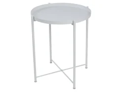Stolik okrągły Tim 48 cm biały