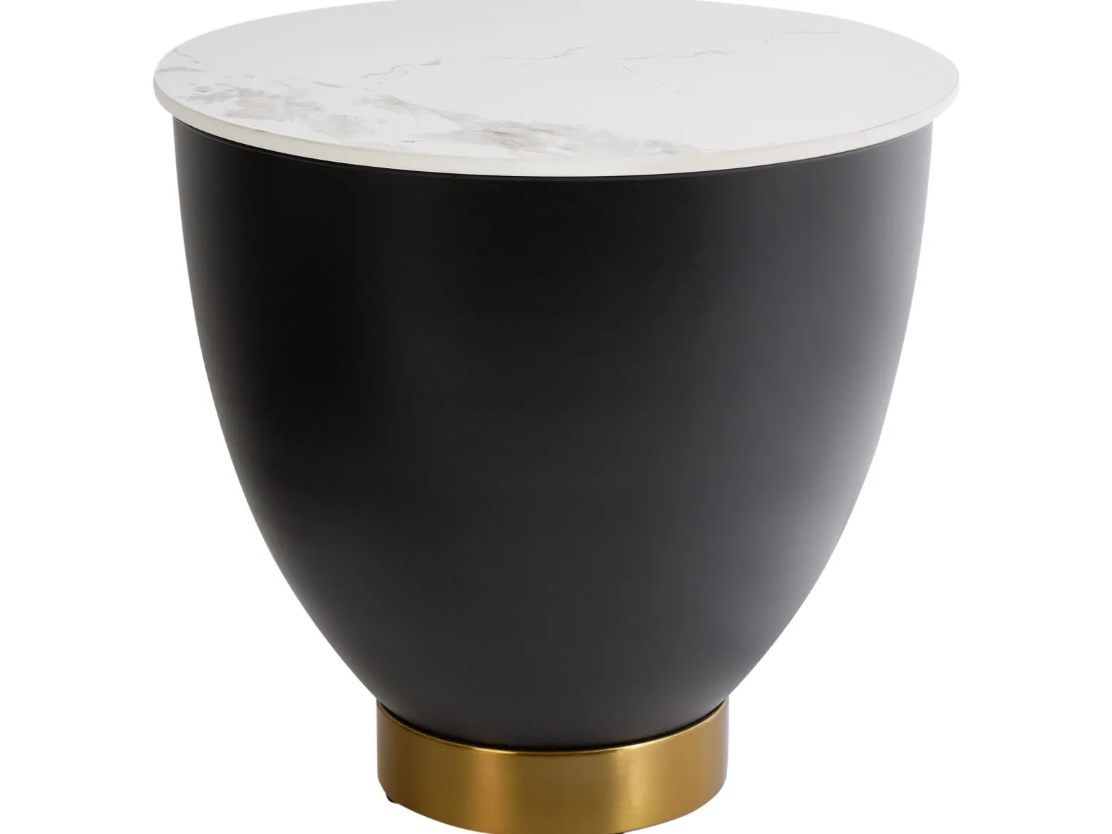 Stolik pomocniczy ceramiczny blat biały