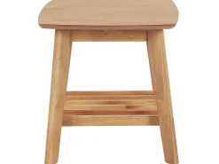 Stolik pomocniczy kwadratowy jasne drewno MDF