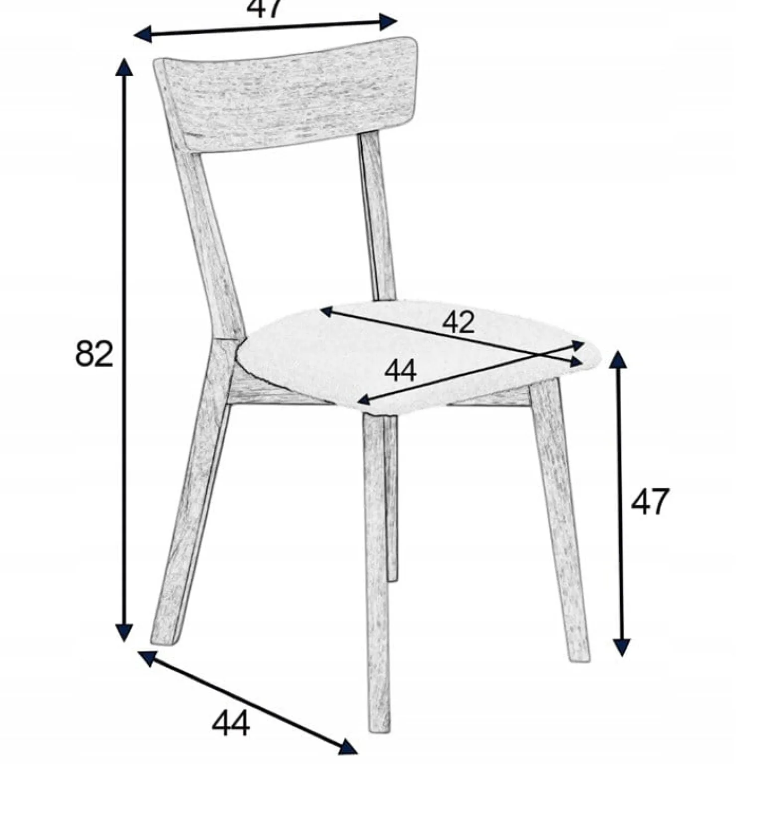 Stół Prostokątny Fornirowany 90x180+2x40 + 6Krzeseł Agata