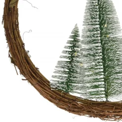 Stroik świąteczny świecący 10 LED 40 cm