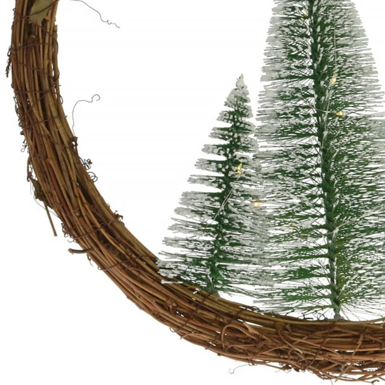 Stroik świąteczny świecący 10 LED 40 cm