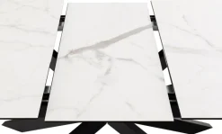 STÓŁ ROZKŁADANY Irwine 168/210x90cm biały CERAMICZNY BLAT