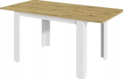 Stół rozkładany KONGO EXT 170X80 dąb artisan biały