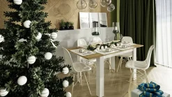 Stół rozkładany KONGO EXT 170X80 dąb artisan biały