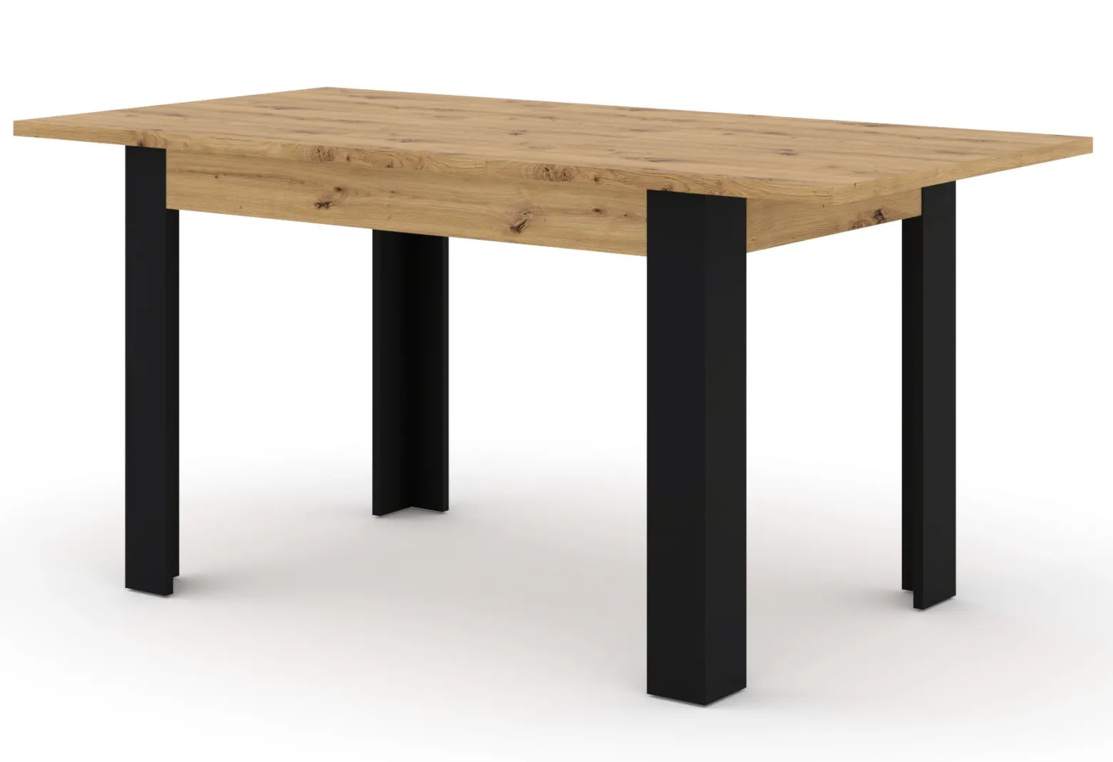 Stół rozkładany NUKA H 120 - 160 cm dąb artisan