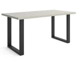 Stół rozkładany Timi 90x160/260 Kaszmirowy + nogi czarne
