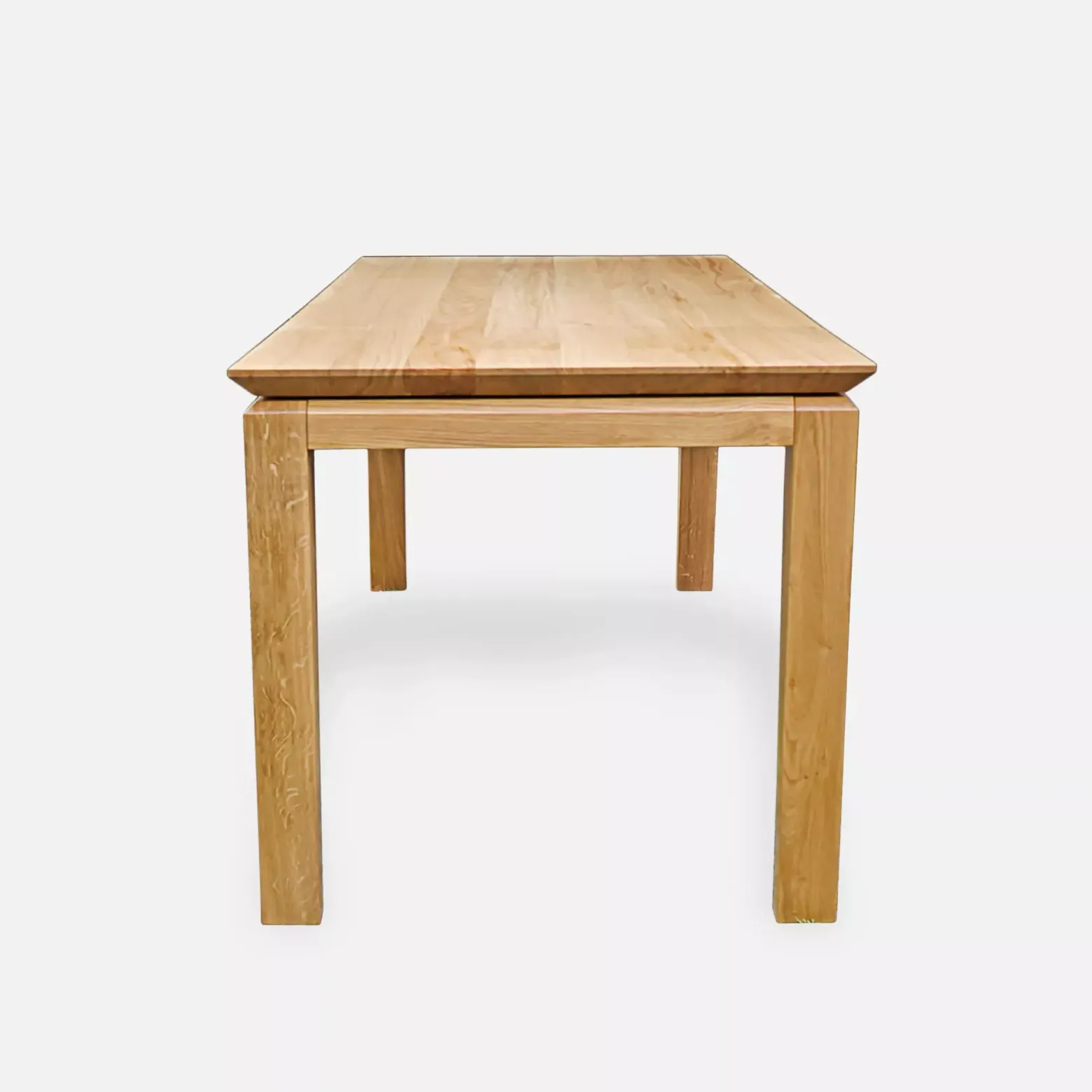 Stół rozkładany z litego drewna DANTE 120×80 + 1×45 cm