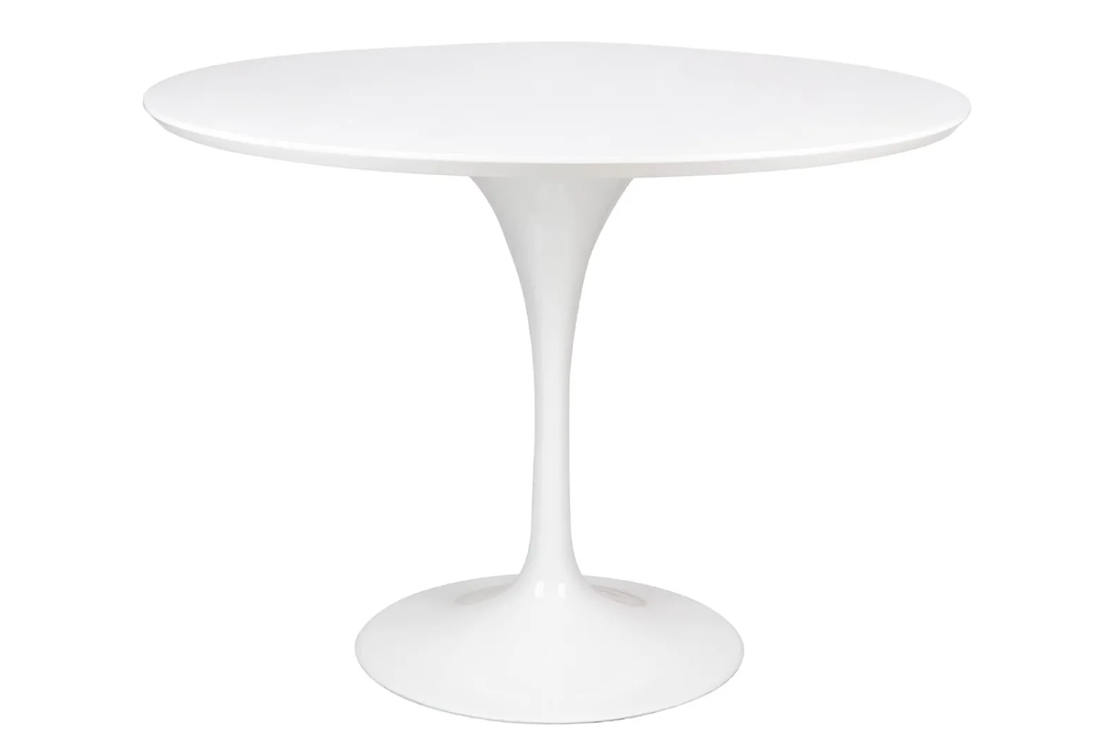 Stół TULIP PREMIUM 100 biały - MDF, metal