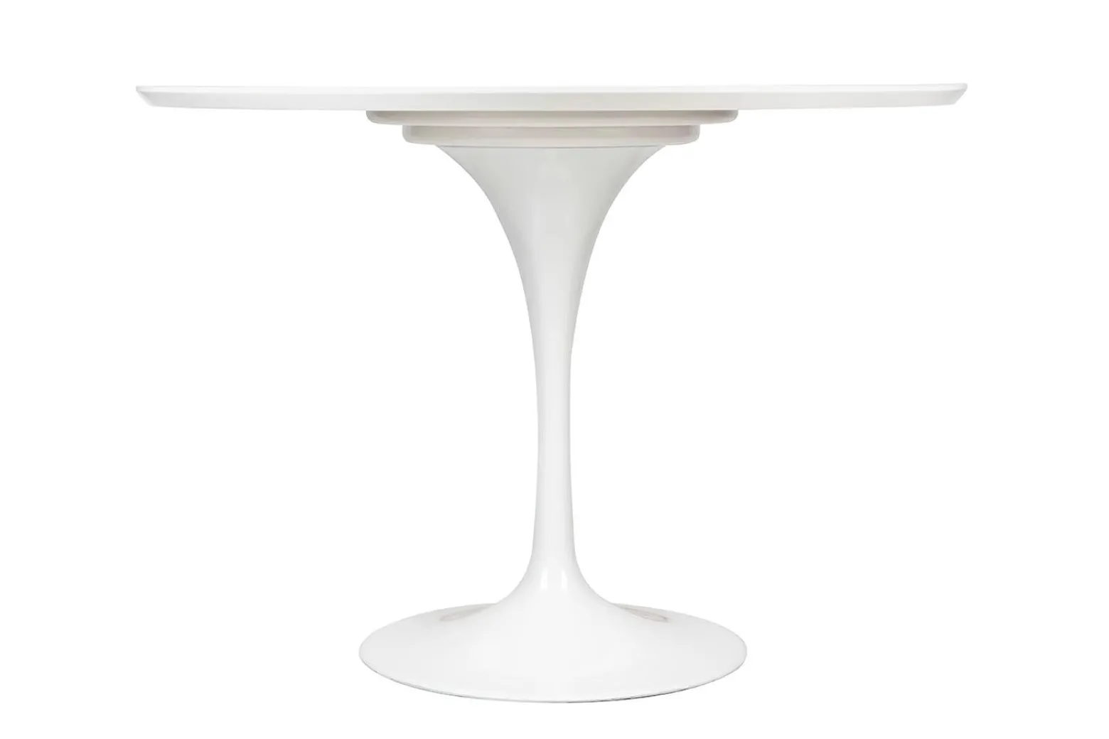 Stół TULIP PREMIUM 100 biały - MDF, metal