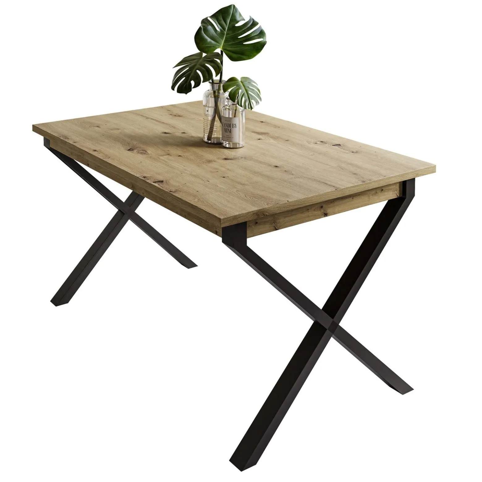 Stół X ART 125 cm nierozkładany dąb stirling