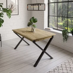 Stół X ART 125 cm nierozkładany dąb stirling