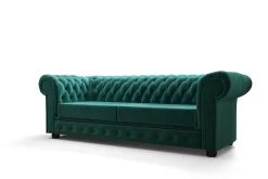 Stylowa Sofa Manchester III 220 Glamour Elegancka Pikowana