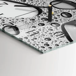 Stylowy zegar 30x30 Kamienie nowoczesny do salonu