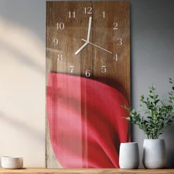 Stylowy zegar 30x60 Serwetka cichy mechanizm salon