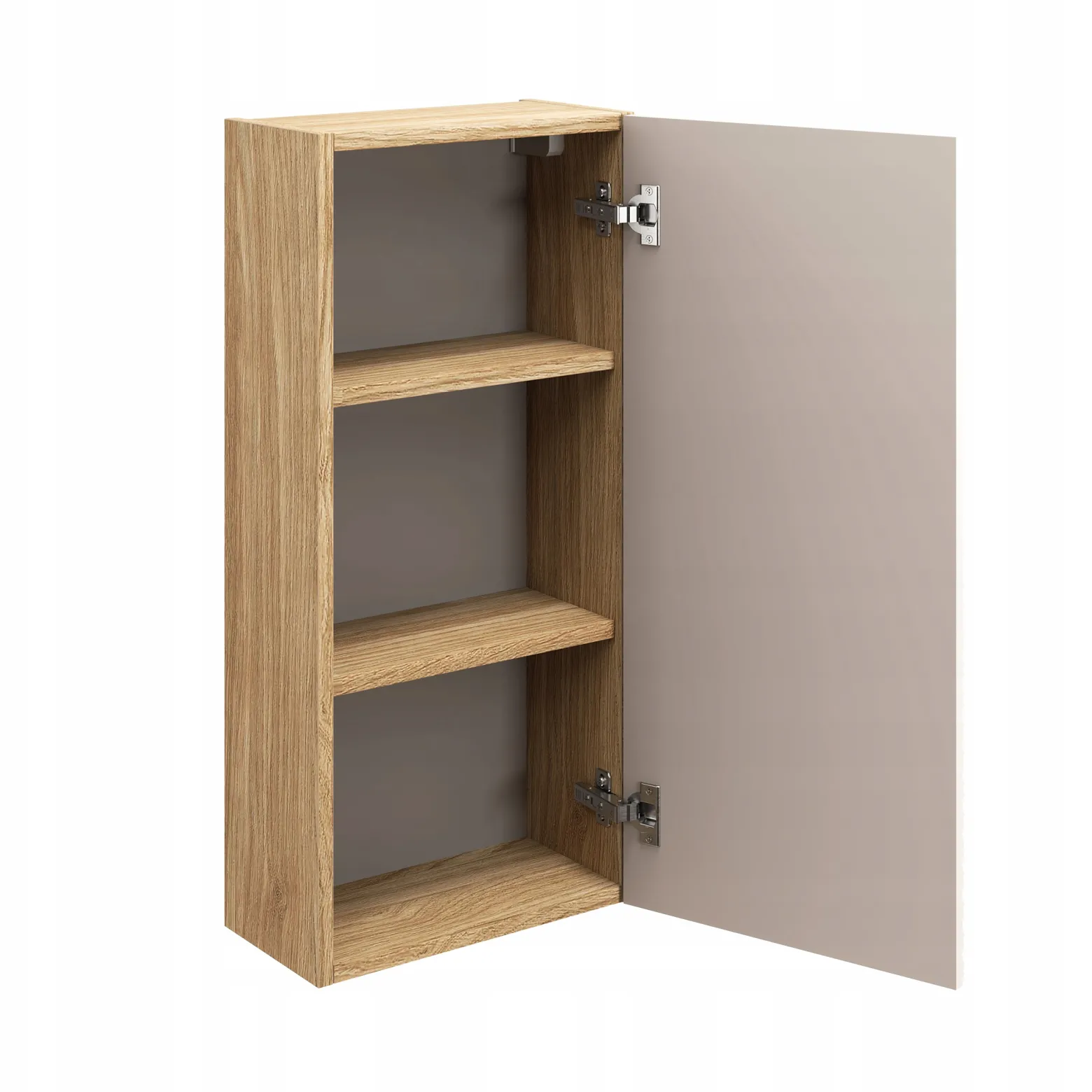 SŁUPEK Łazienkowa 35 cm BEŻOWY Wiszący FRONT 3D OCEAN BEIGE