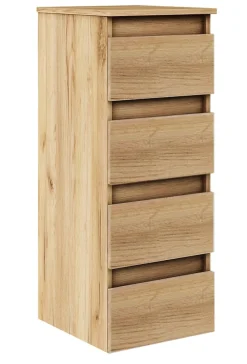Słupek Megan 4S Dąb Craft Złoty 32X37X84 Cm