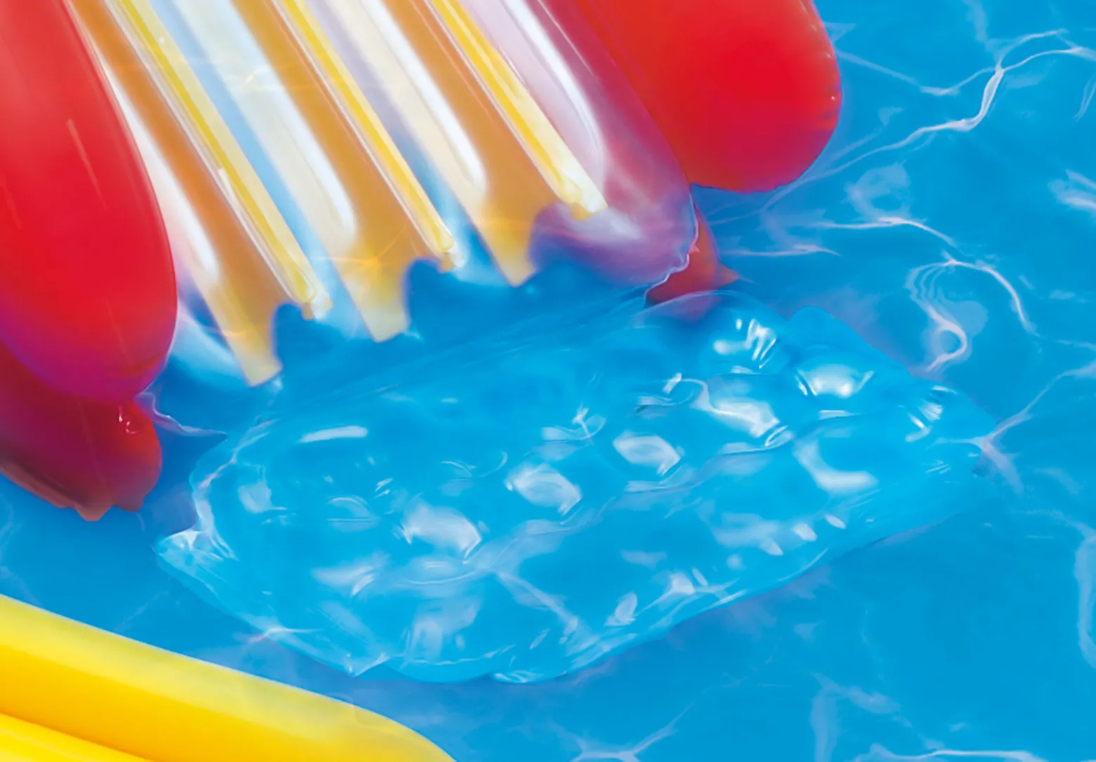 Super kolorowy tęczowy plac zabaw z basenem i zjeżdżalnią INTEX 57453