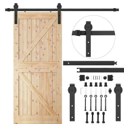 System do drzwi przesuwnych 183 cm z ozdobnymi okuciami do 100 kg