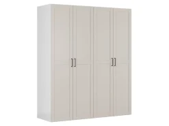 Szafa modułowa Flex 200 cm z 4 drzwiami kaszmir