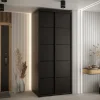 Szafa przesuwna 60 Cannes 4 100 czarny+czarny+czarny
