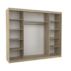 Szafa przesuwna z lustrem DIEGO 250 White